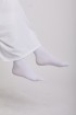 Ziya Knee High Socks White